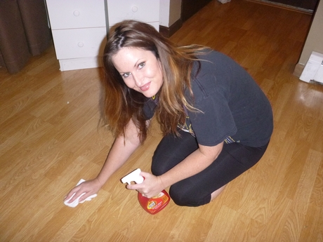 Me_cleaning_with_Liquid_Gold.JPG
