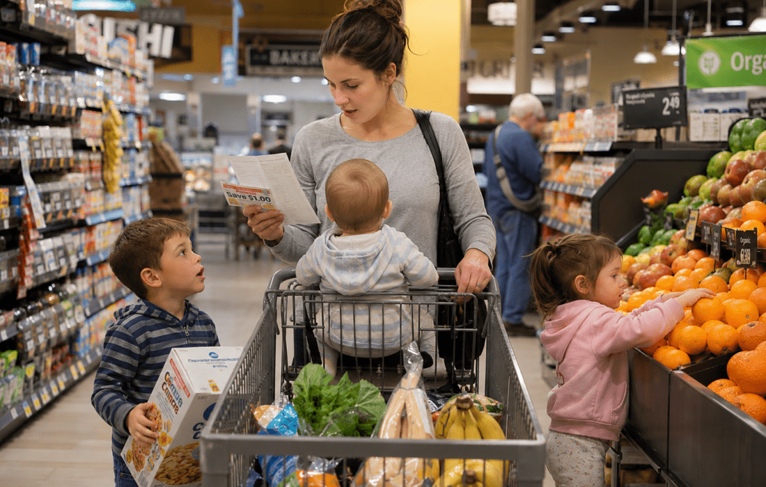 How Young Moms Can Save Money on grocery Shopping in the USA Using Coupons and Deals- Beautiful Moms Blog