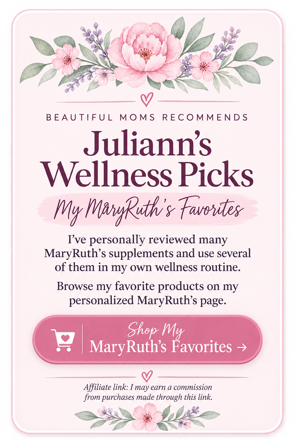 Juliann's MaryRuth's Wellness Picks